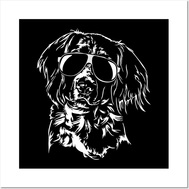 Funny Proud Small Munsterlander sunglasses cool dog Wall Art by wilsigns